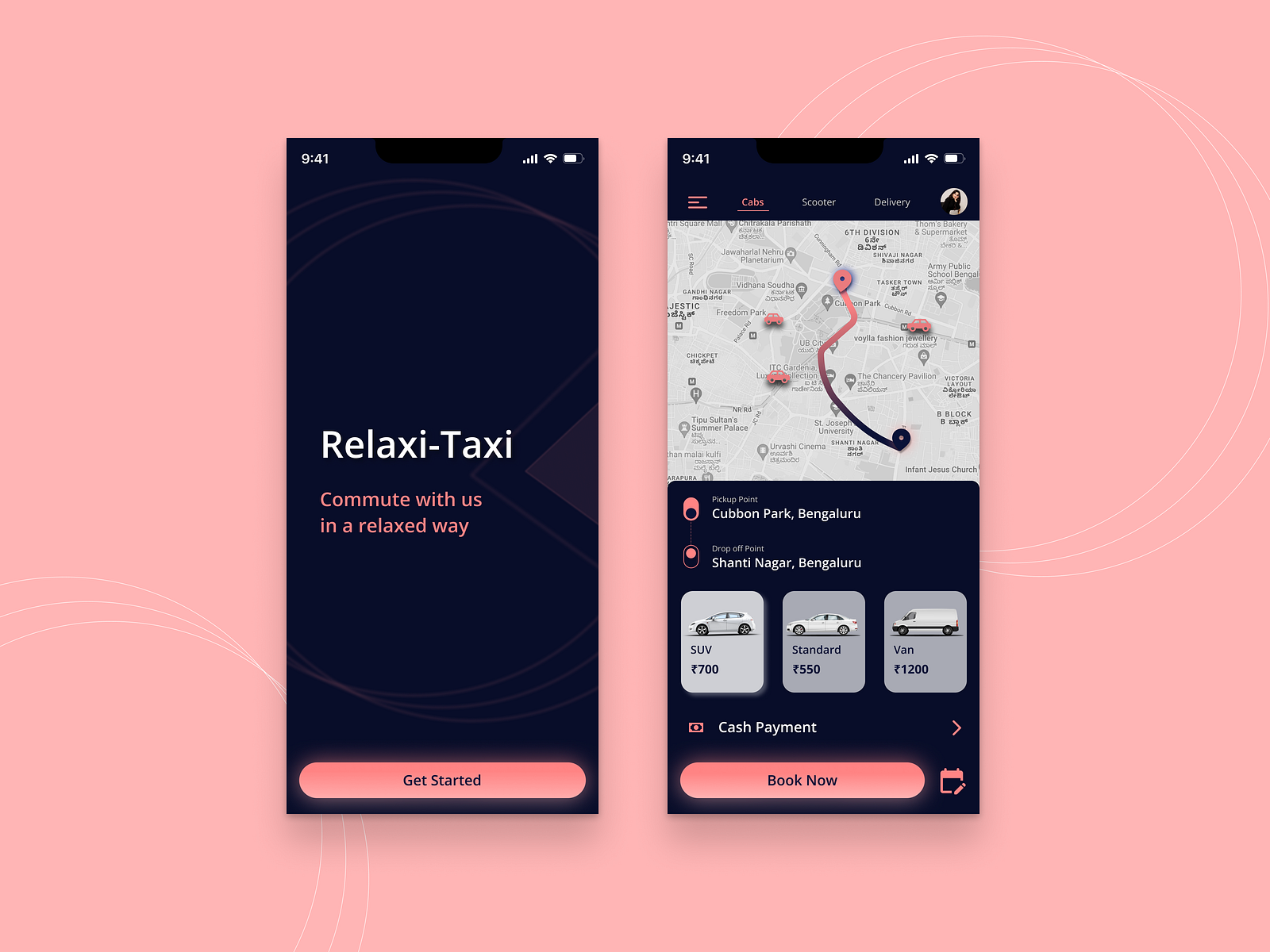 Ride Hailing App by Anjali Sharma on Dribbble