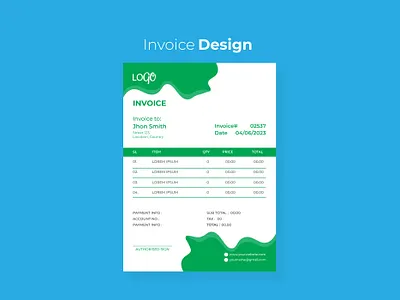 Business Invoice Design business design