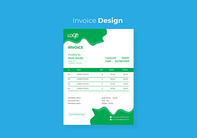 Business Invoice Design business design