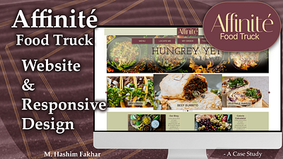 Affinité Food Truck Website: A Case Study app branding design graphic design illustration logo responsive design typography ui ux vector website
