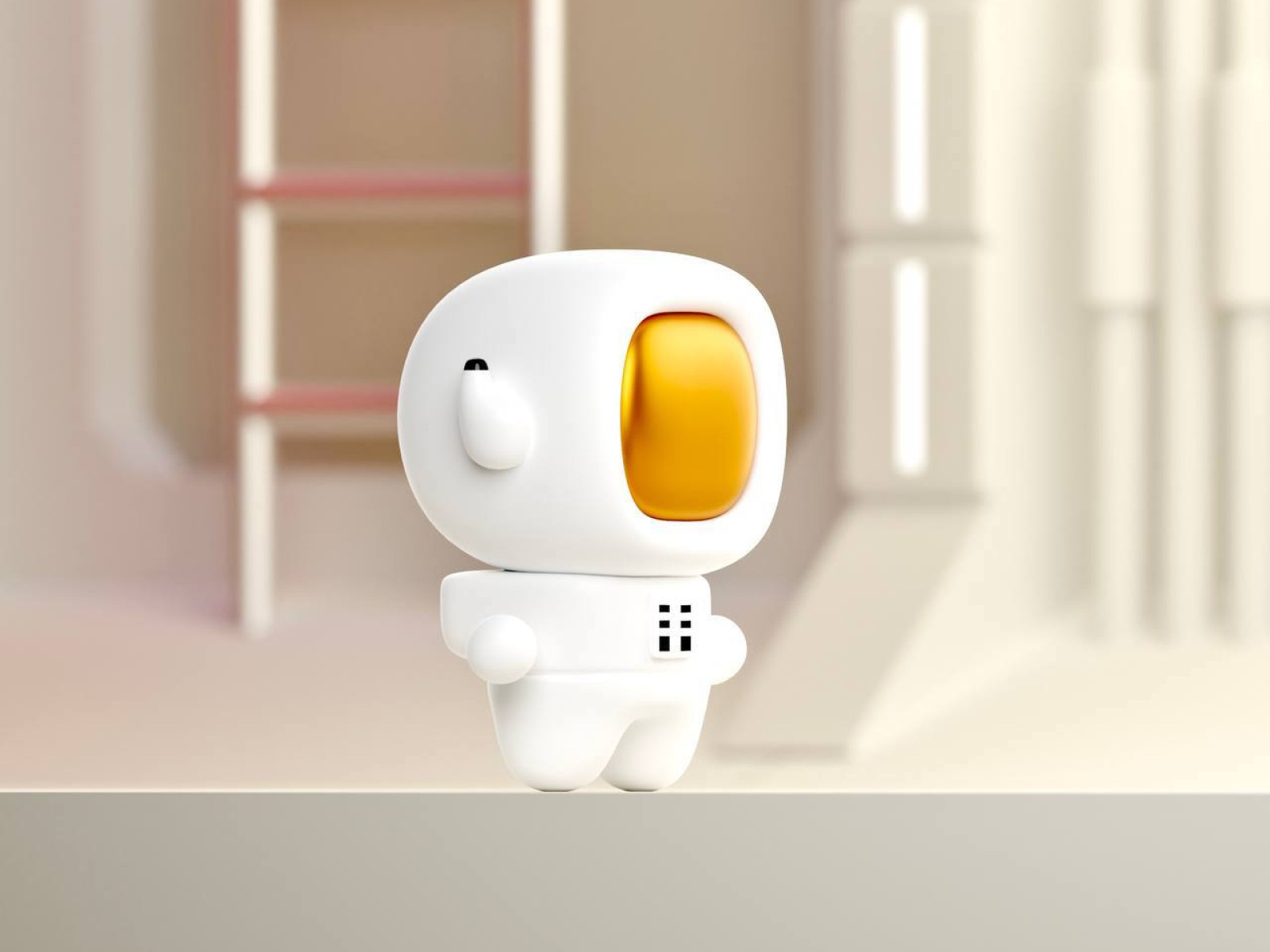 Little Cosmonaut 3d app blender character cosmonaut design game game development hero illustration space unity