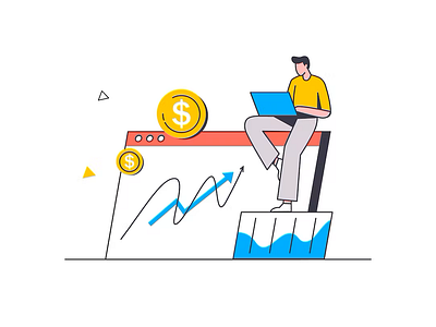 Investing 2d financialplanning flat illustration investing investments investmentstrategies investwisely longterminvesting man moneymanagement personalfinance wealthbuilding woman