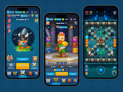 Boom Royale: Game UI appdesign appdevelopment boomroyal creativity designcommunity designinspiration digitaldesign dribbble gamedesign gamemechanics graphicdesign innovation mobileapp mobilegame uidesigner uiuxdesign userexperience userinterface uxdesigner