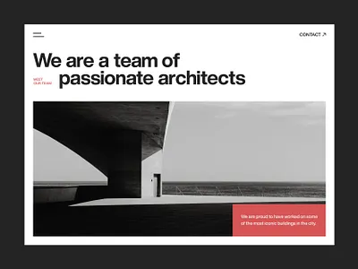 Landing page and menu, desktop version architect architecture dailyui design desktop developer figma freelancer graphic designer grid layout minimalism ui ui designer ui figma ui ux uiux ux web design webdeveloper
