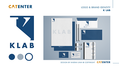 Brand Identity K LAB branding graphic design logo pharmaceutical industry