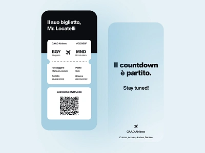 Airline ticket for bachelor party bachelor party design figma ui