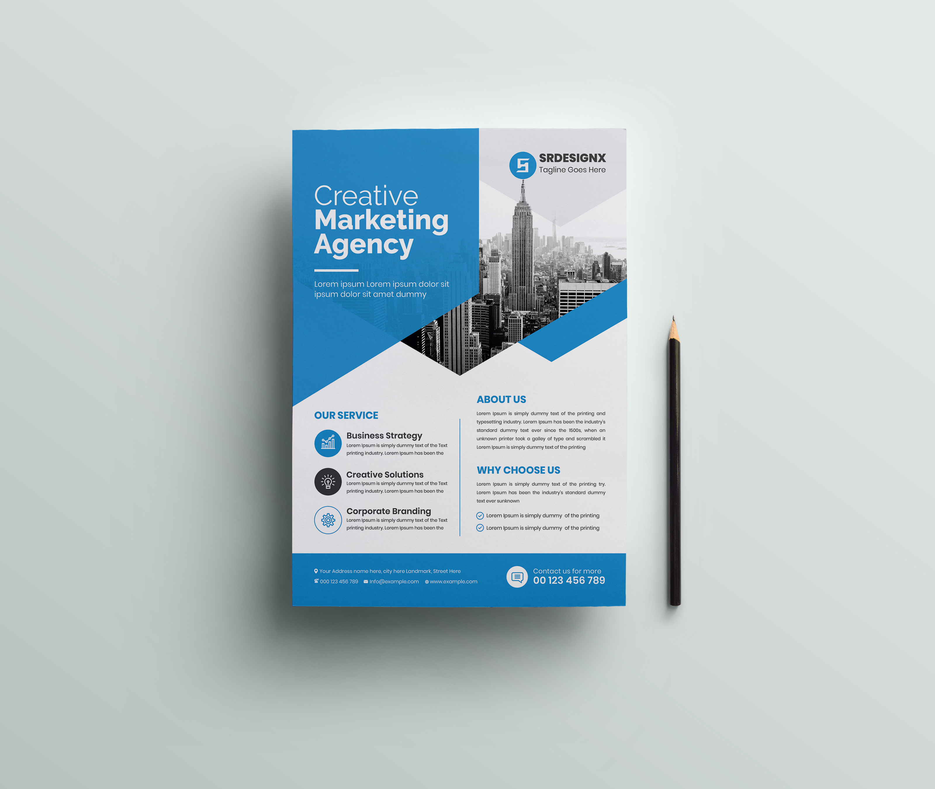Marketing Agency Corporate Flyer ads banner branding corporate flyer design corporate image design flyer design flyer for it company flyer psd graphic design graphicriver marketing marketing flyer psd pamphlet