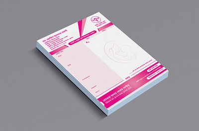 Prescription pad design branding graphic design logo