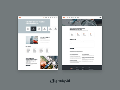 Plumbing Website Designs branding design graphic design illustration jasa desain website logo ui vector web website