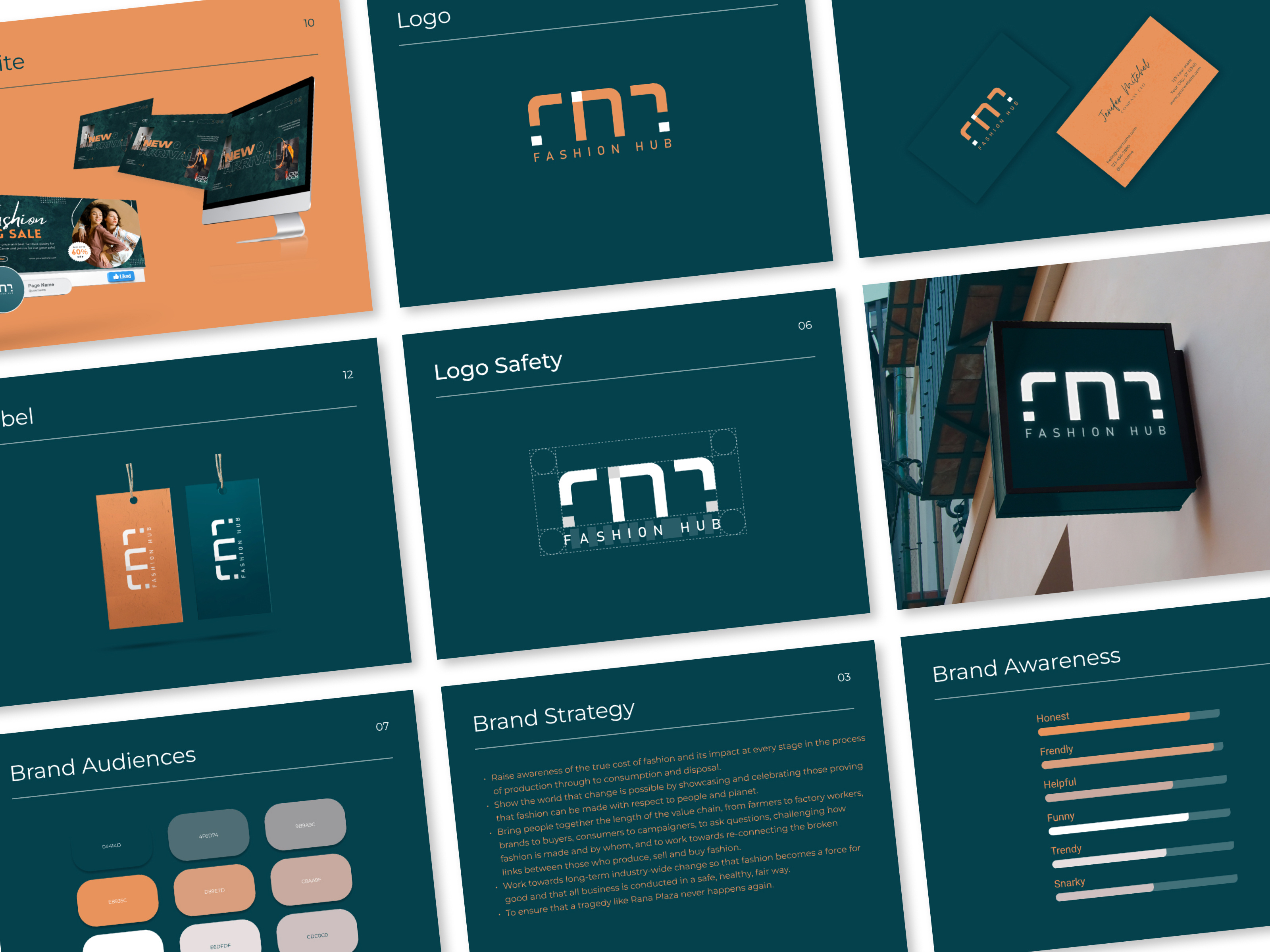 Fashion Brand Identity designs themes templates and downloadable