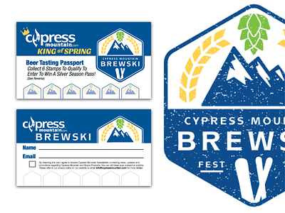 Brewski Fest, Cypress Mountain branding drawing graphic design logo photography print design product design vector