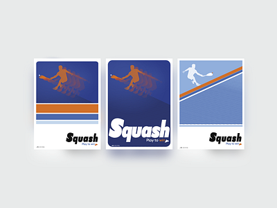 Squash / Poster Series design illustration illustrator minimal vector