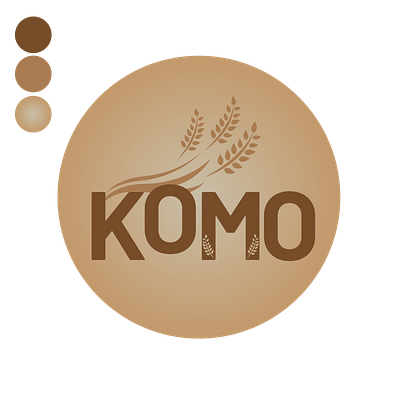 KOMO Logo Design branding creative logo design graphic design illustration logo logo design logodesign milimastic logo rice logo vector