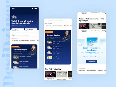 Video Library UI Design Inspirations homepage library ui ui design ui inspiration uiux uiux design ux design video video library