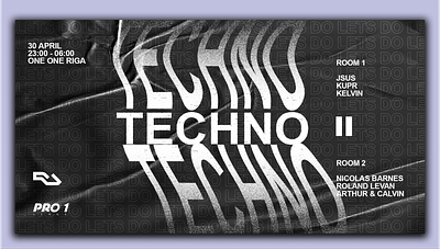 Electronic Music Event Poster #3 branding design graphic design illustration logo poster poster design
