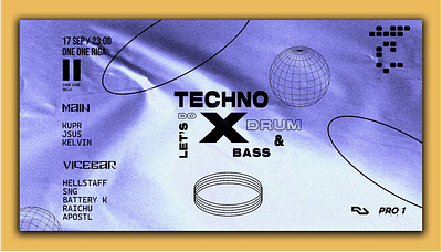 Electronic Music Event Poster #4 branding design graphic design illustration logo motion graphics poster poster design vector