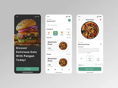 Food Delivery App app branding delivery design illustration typography ui