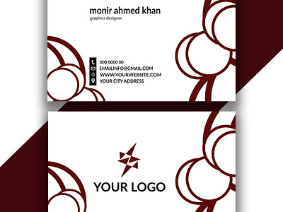 modern business card design templates 3d animation app branding business card design design graphic design illustration logo monir360 ui