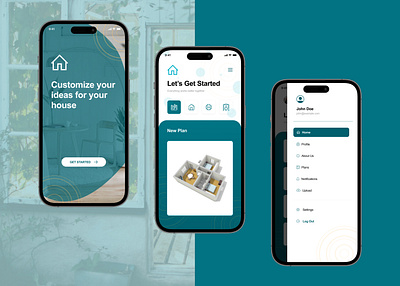 Smart Home Interior Mobile App Design app design mobile app design ui ux