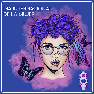 Ilustración día mundial de la mujer/world women's day illustrati art design illustration logo procreate ui vector