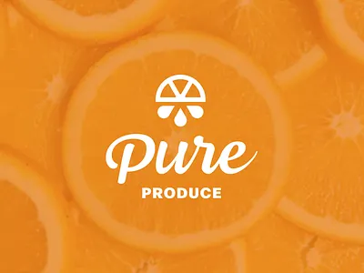 Day 88 - Pure Produce branding juice logo organic sustainable