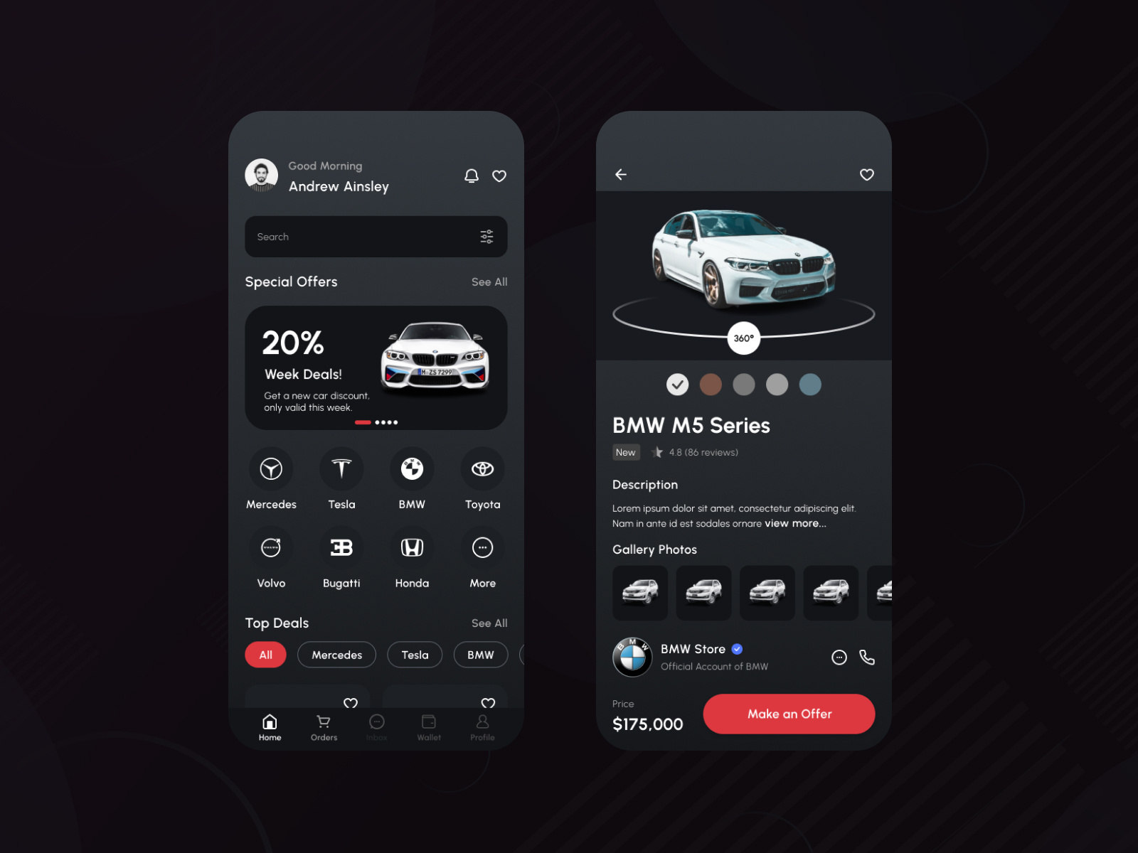 E-commerce Automobile Application Design By Hayden On Dribbble