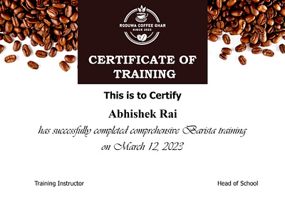 certificate design