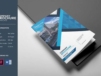 Company Profile Brochure business brochure business plan clean company brochure company profile corporate brochure creative indesign template minimal ms word multipurpose new company professional design profile profile brochure project proposal proposal report