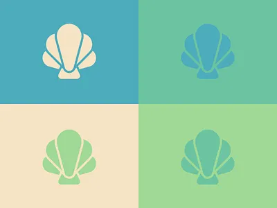 Sea Shells By The Sea Shore design flat graphic design illustration minimal ocean sea sea shell seashell sketch