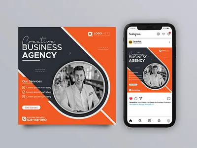 Business Social Media Post | Instagram Banner Design ads advertisement advertising banner branding business business agency business banner business flyer corporate corporate banner corporate flyer creative creative design design digital marketing agency facebook banner graphic design instagram carousel post