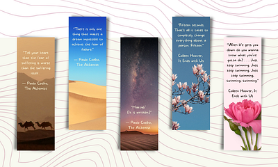 Printable Bookmarks Design design graphic design illustration