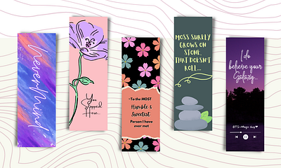 Bookmarks Design design graphic design