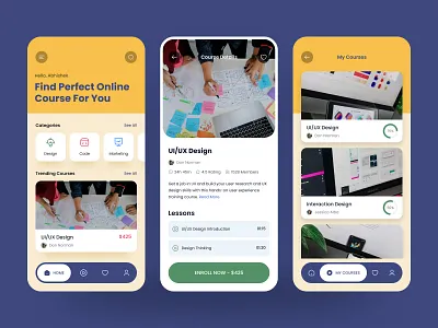 Online Courses App courses courses mobile app education app mobile app online courses online courses mobile app online learning professional courses app professional learning uiux