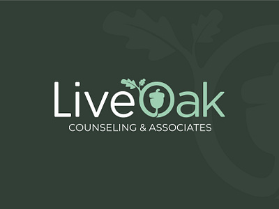 Logo | Live Oak Counseling branding logo