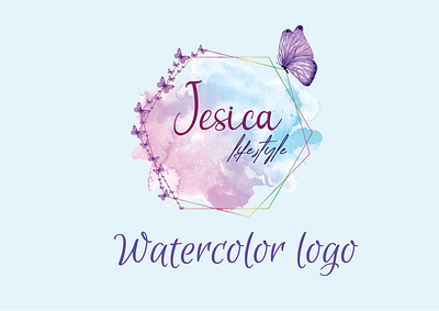 Jesica lifestyle logo design design graphic design logo logo design logo maker minimal logo vector watercolor logo