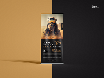 Free Roll-Up Mockup roll up mockup