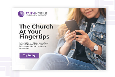 Faith Mobile website ad church ad faith spiritual