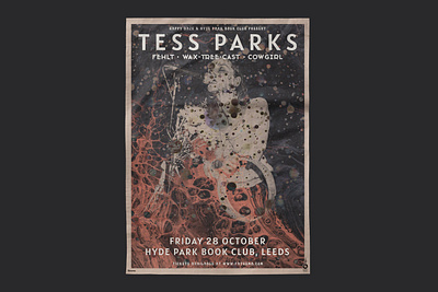 Tess Parks - Poster & Social Media Artwork. art bands design graphic design music poster poster art