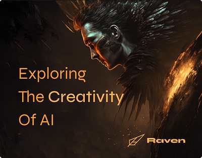 Raven AI Exhibition ai app branding design figma illustration logo raven ui uiux ux vector website