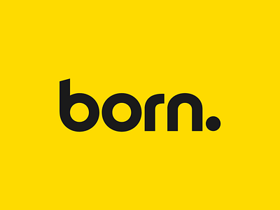 Agência Born Logo design graphic design illustration logo logo design