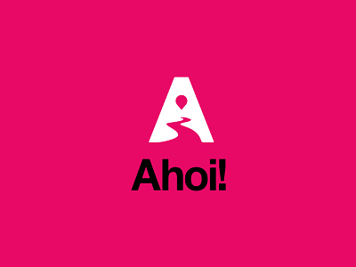 Ahoi Logo branding design graphic design illustration logo typography vector