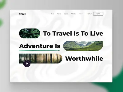 Travel Website Design branding design travel travel agency ui ux vlog web website website design