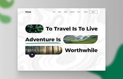 Travel Website Design branding design travel travel agency ui ux vlog web website website design