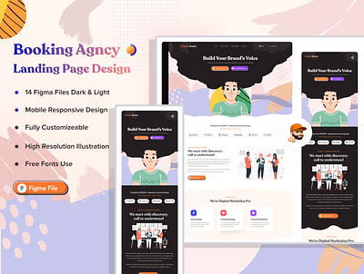 Booking Agency UI with Figma | dravyafolio(UI) 3d branding design dravyafolio graphic design illustration logo ui ux vector