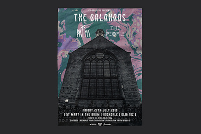 The Galahads - Poster Artwork. art bands design graphic design music poster