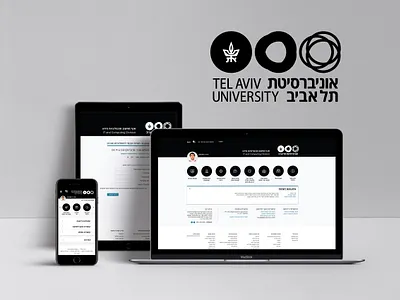 Tel Aviv University - student portal app design cool app cool design app dashboard dashboard ui design style ui ui ui design ui ux design ux web app