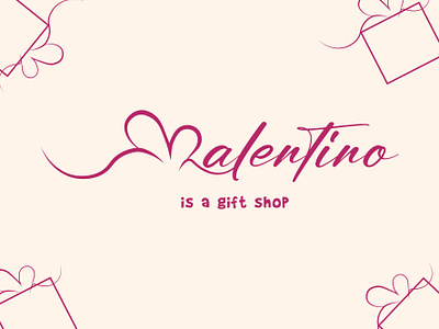 Valentino-giftshop branding design graphic design illustration logo typo typography