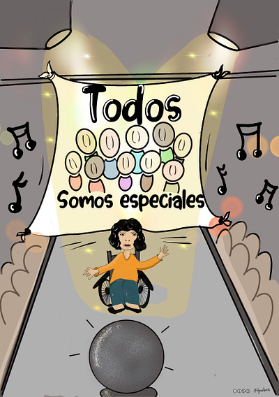 Todos somos especiales beginner children book education illustration procreate