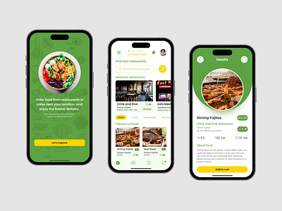 Restaurant Food delivery app app delivery delivery app design figma food food and drink food app food app ui food delivery food delivery app food delivery application food delivery service graphic design illustration shipping typography ui uiux ux