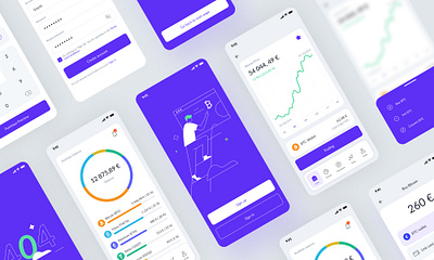 Crypto Platform App app crypto fintech mobile platform ui ux сryptocurrency